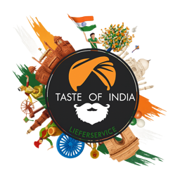 Taste of India Heilbronn logo.